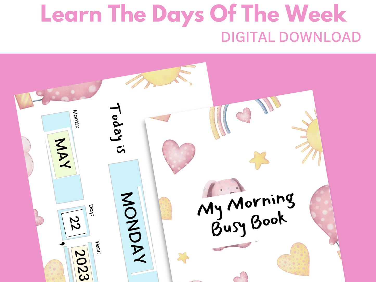 Cupcake Busy Book Printable