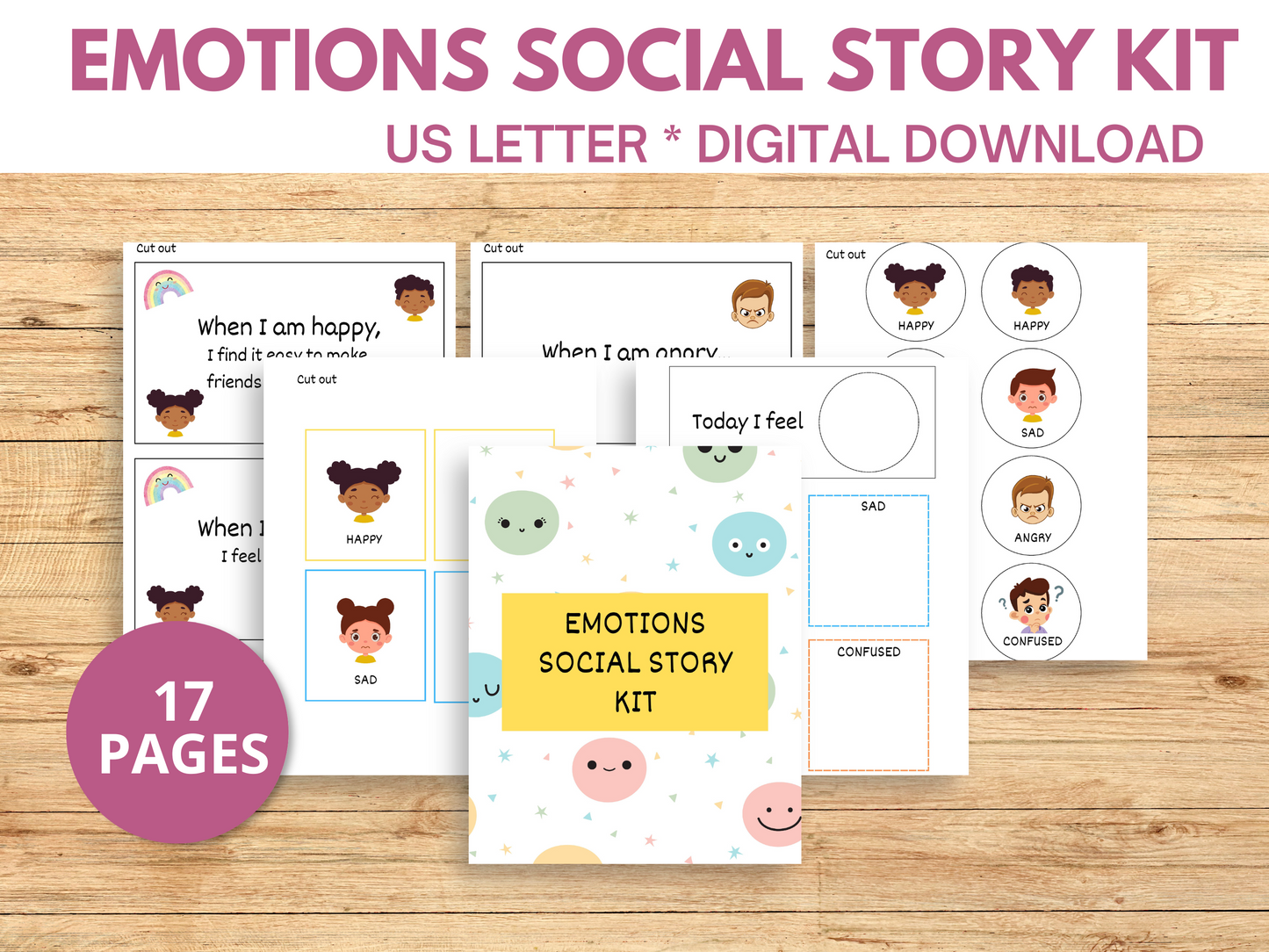 Printable Emotions Worksheets
