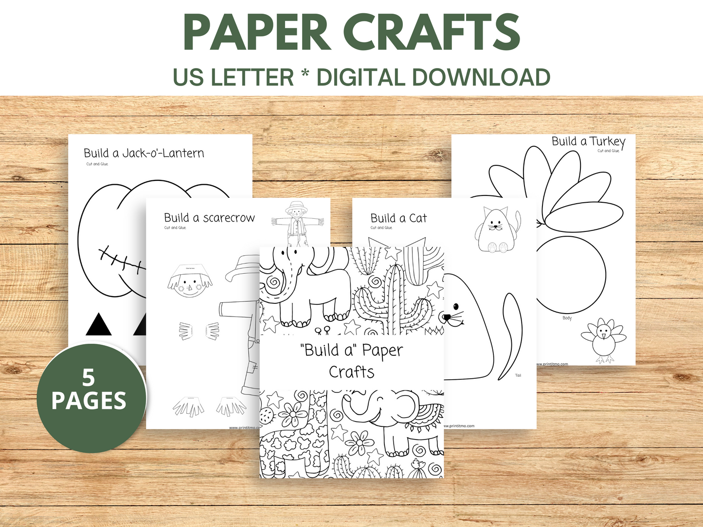 "Build a" Craft Printable