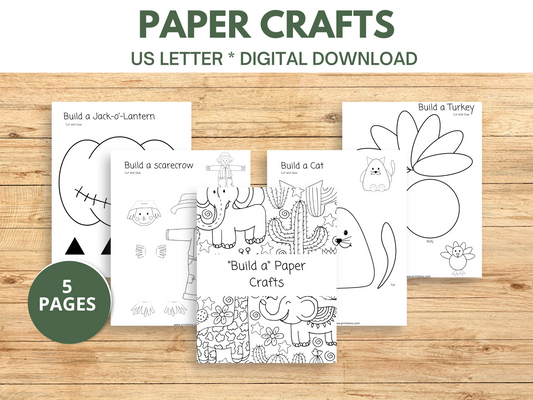 "Build a" Craft Printable