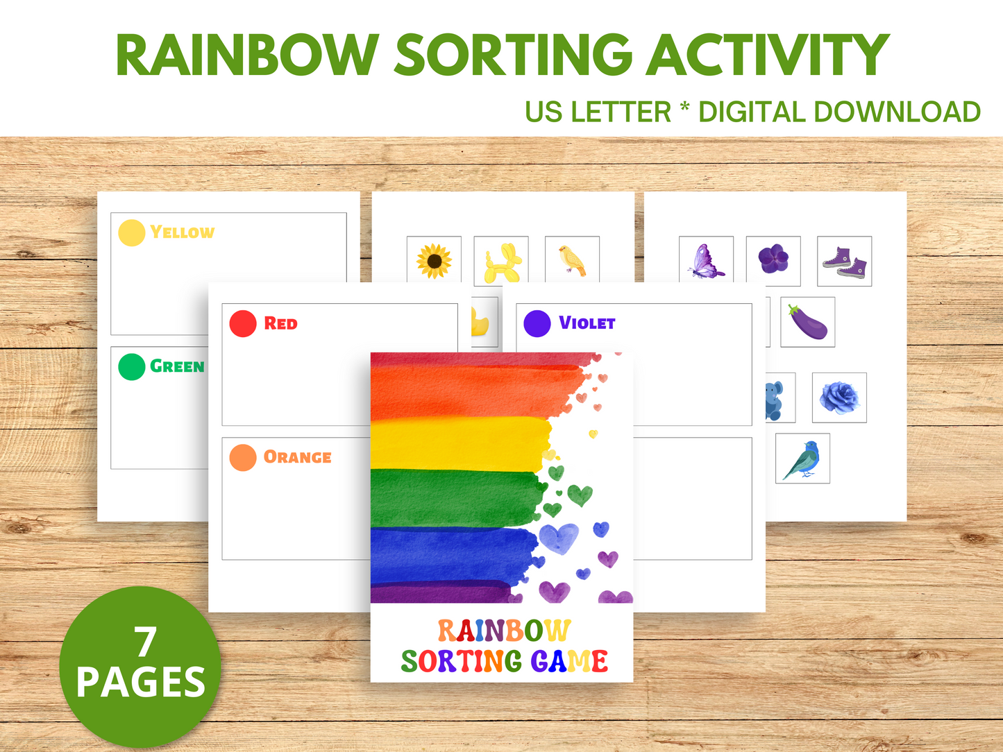 Preschool Sorting Activity