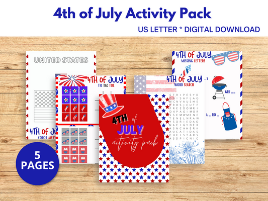 Printable 4th Of July Activities