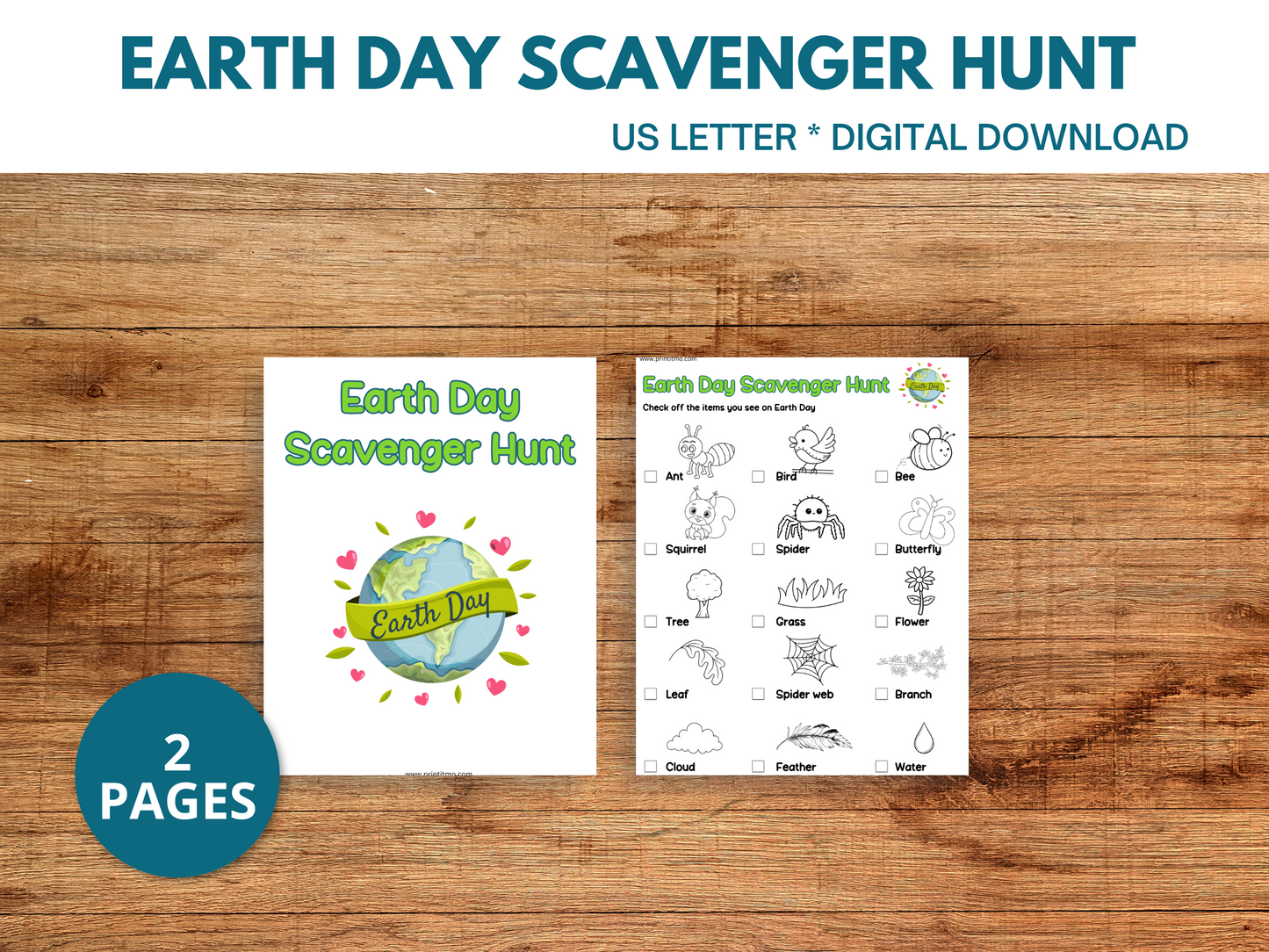 Earth Day Scavenger Hunt PDF