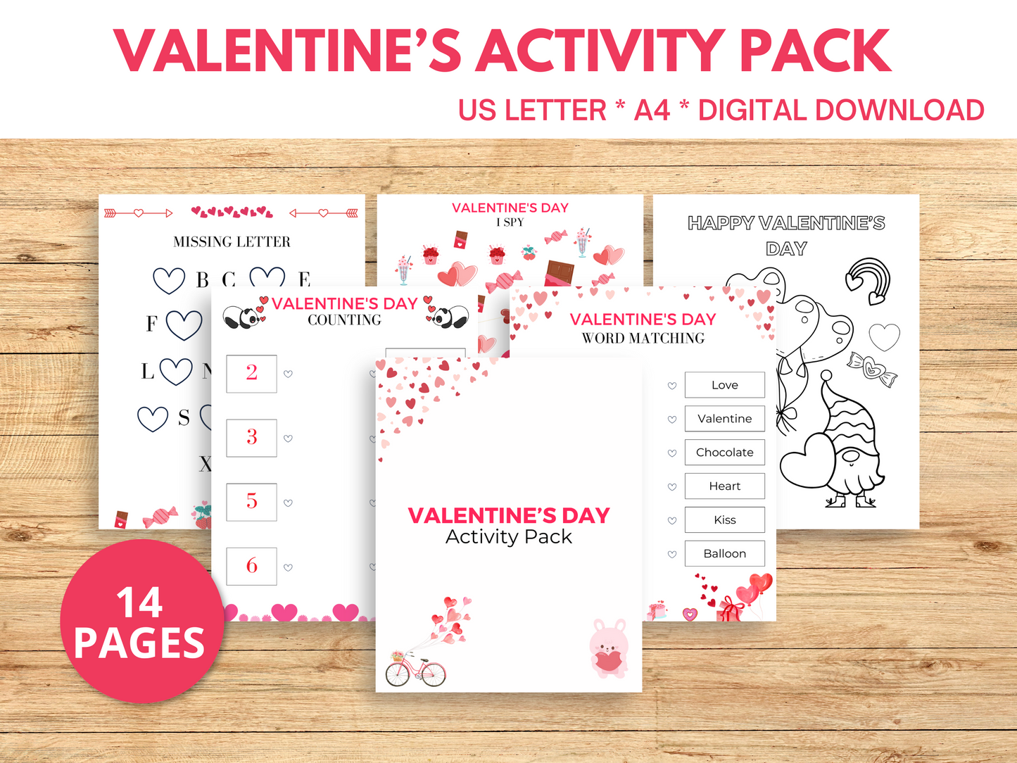Printable Valentine's Activities