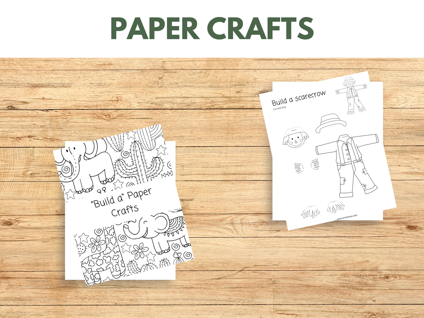 "Build a" Craft Printable