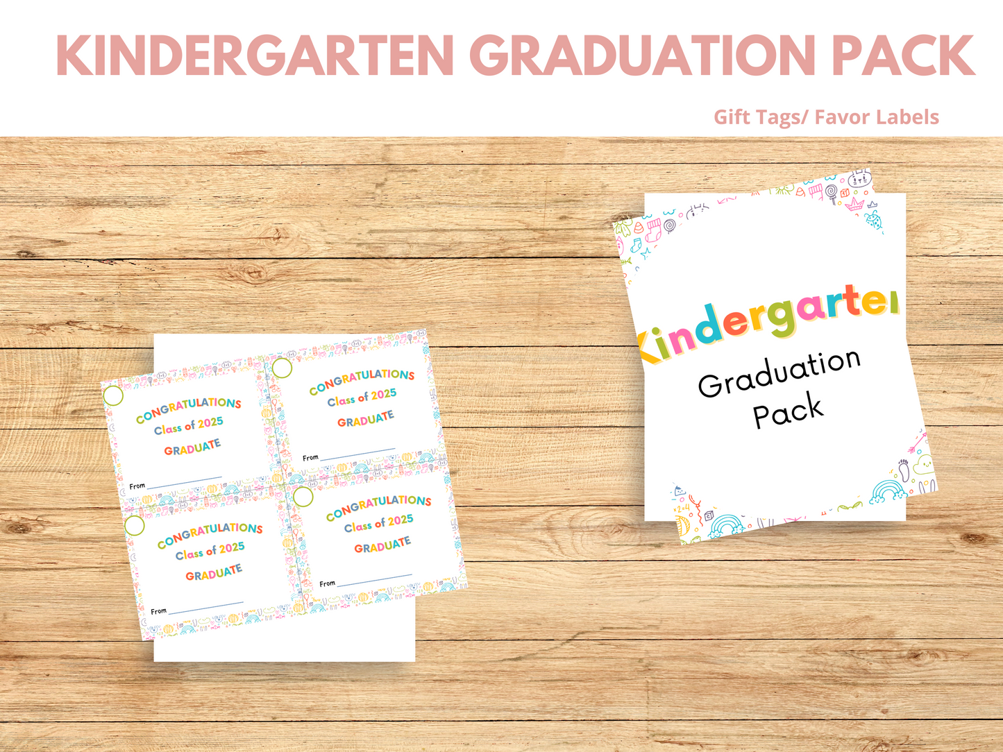 Kindergarten Graduation Certificate Pack