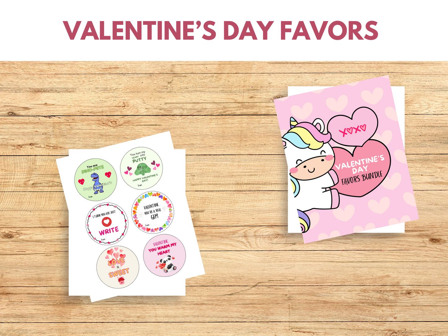 Printable Valentine's For Kids