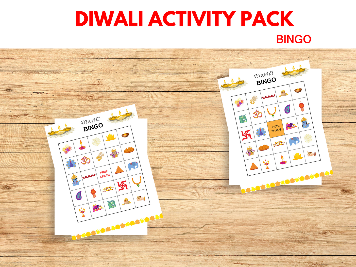 2 Printable Bingo cards
