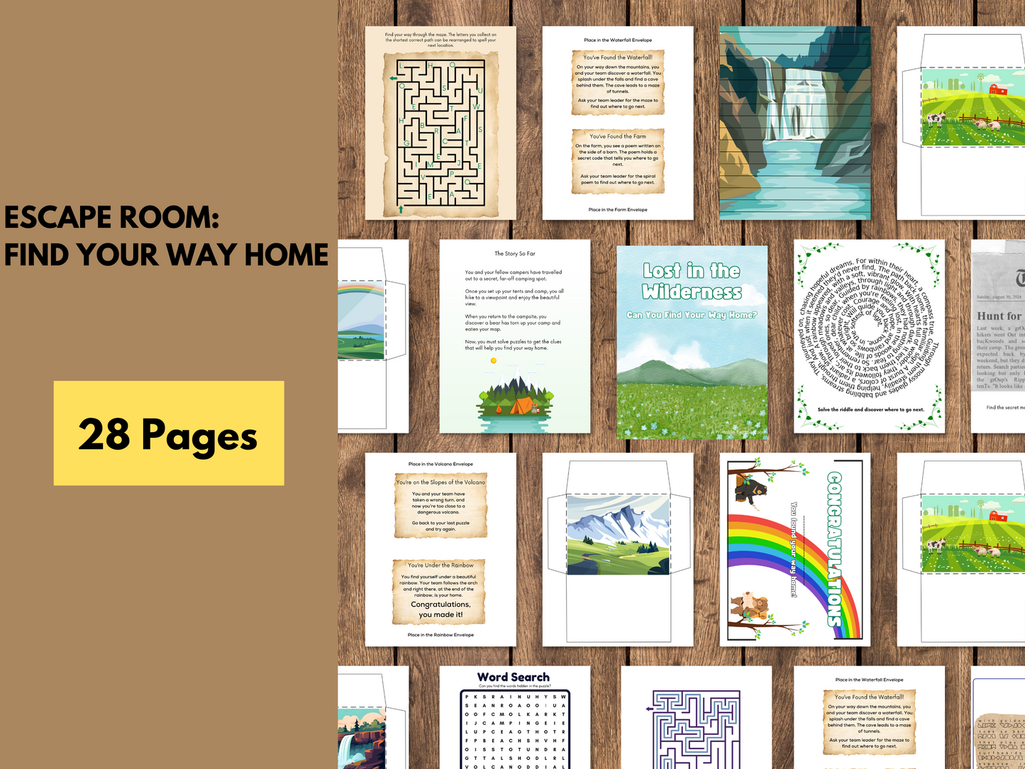 Printable Escape Room