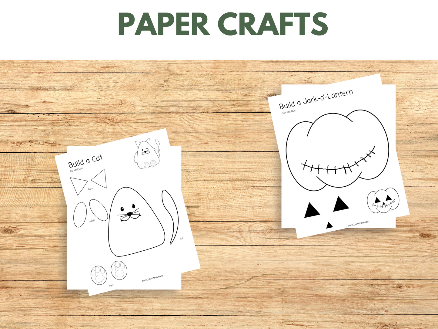 "Build a" Craft Printable