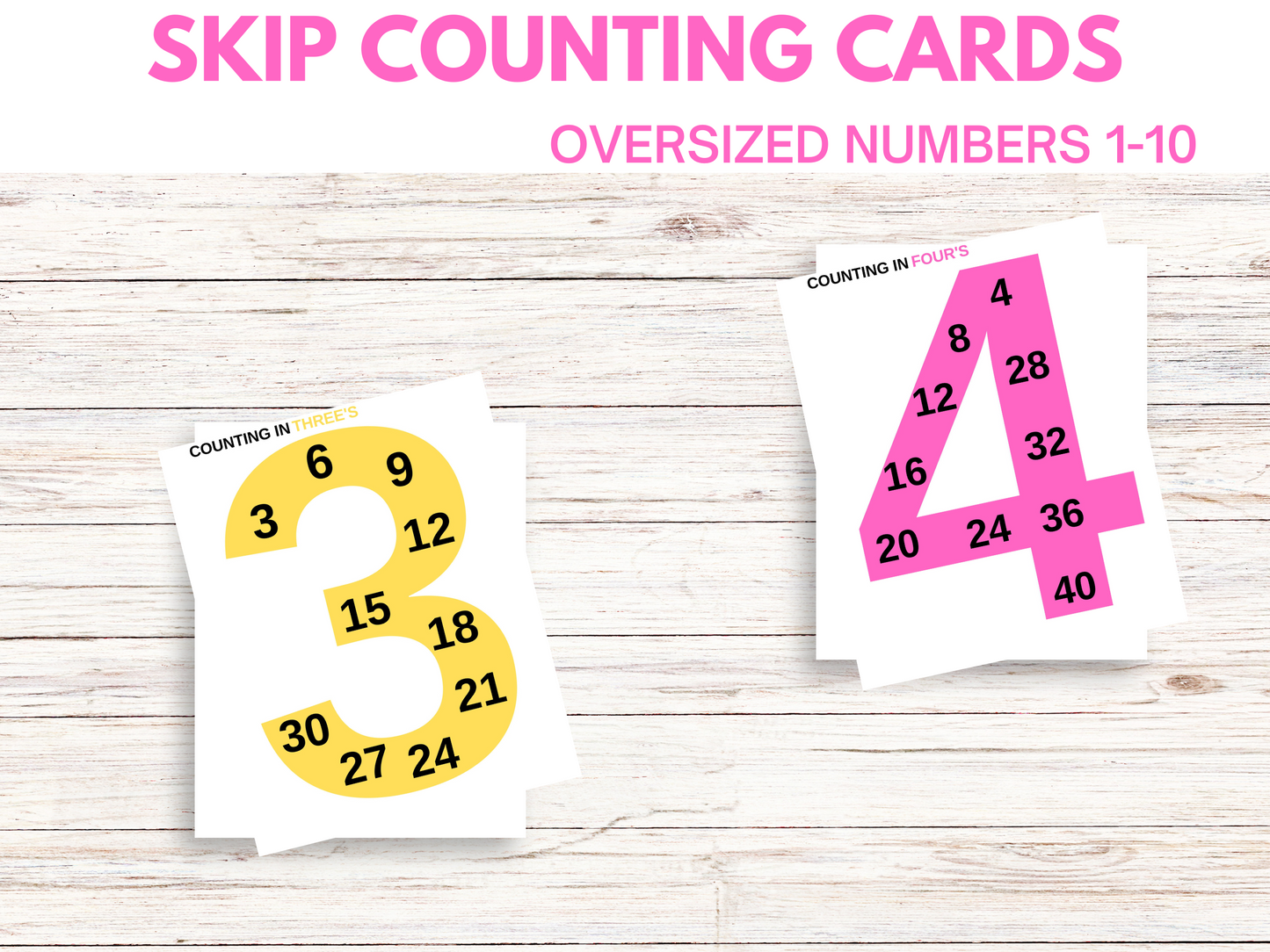 Skip Counting Printables