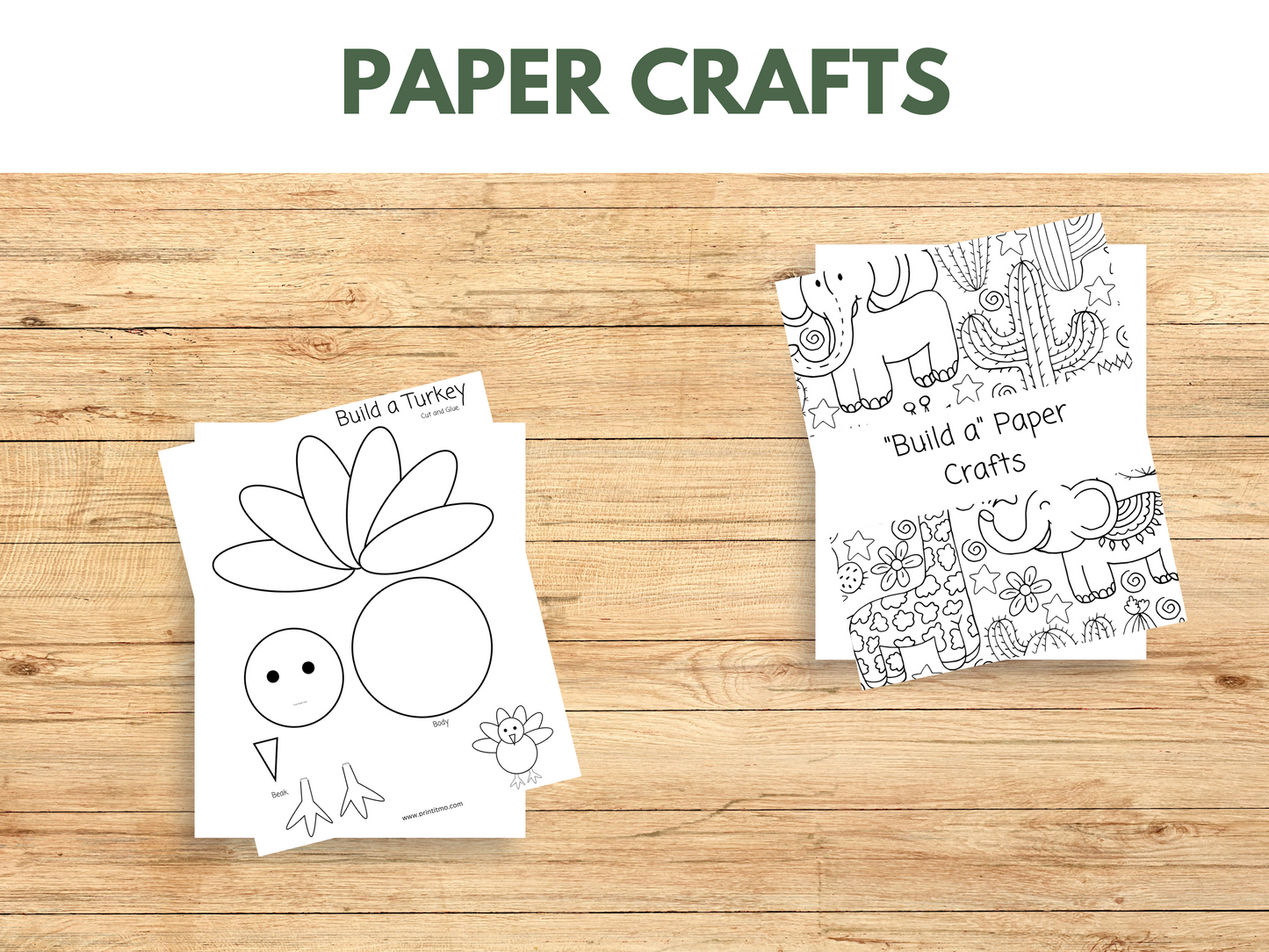 "Build a" Craft Printable