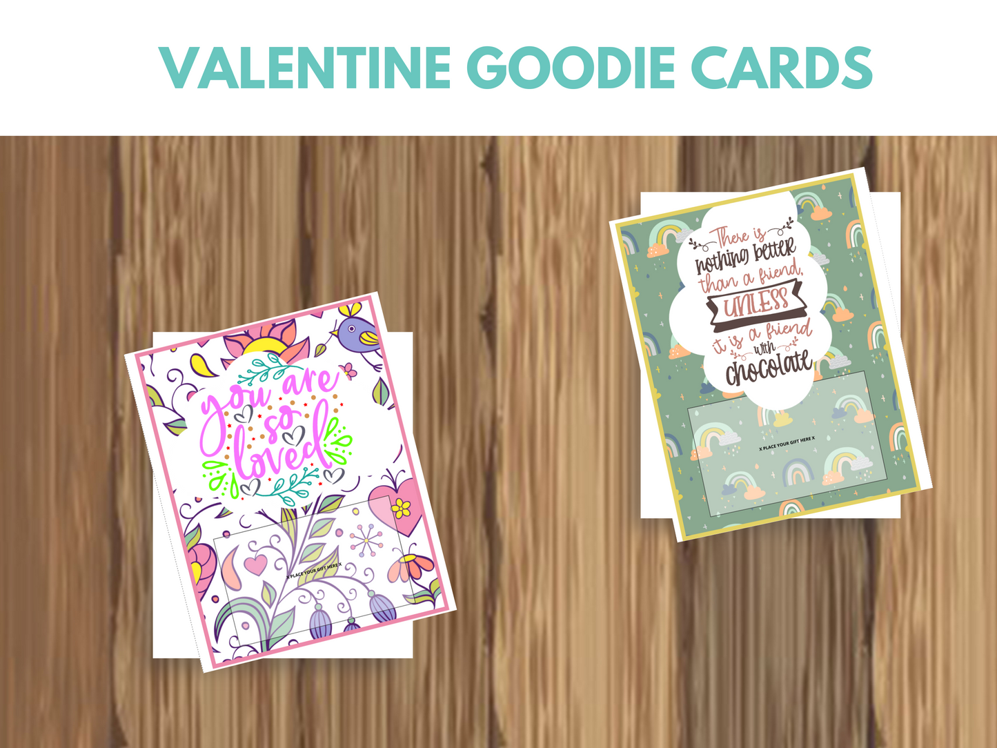 Valentine's Printable Gift Card Holder