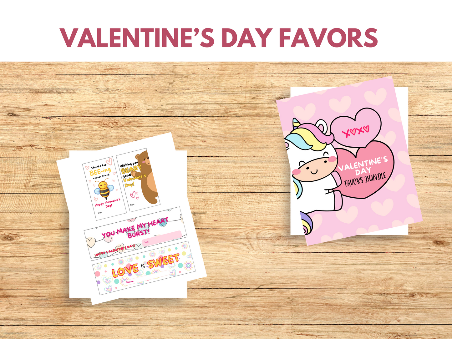 Printable Valentine's For Kids