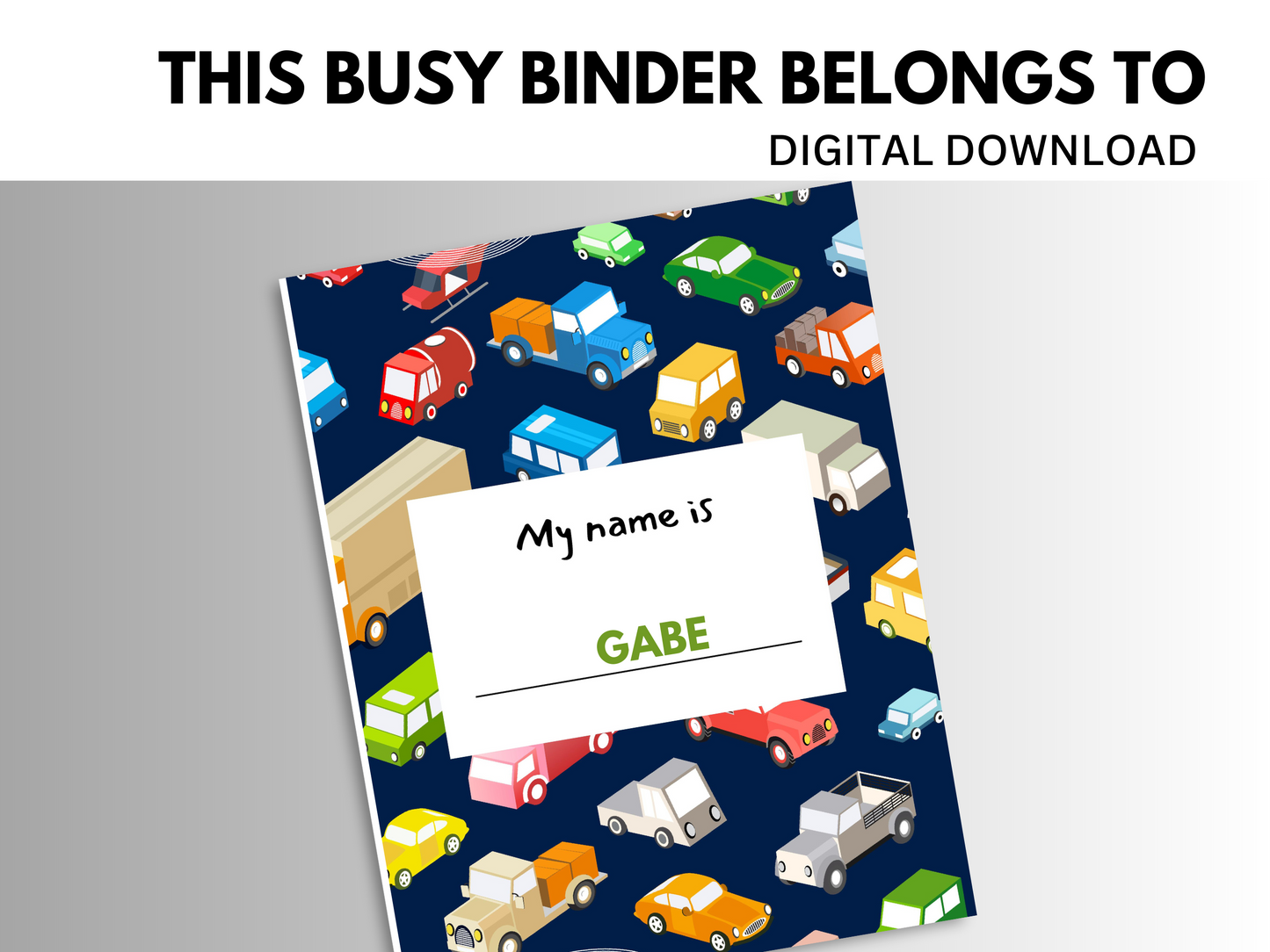 My Morning Busy Book Printable