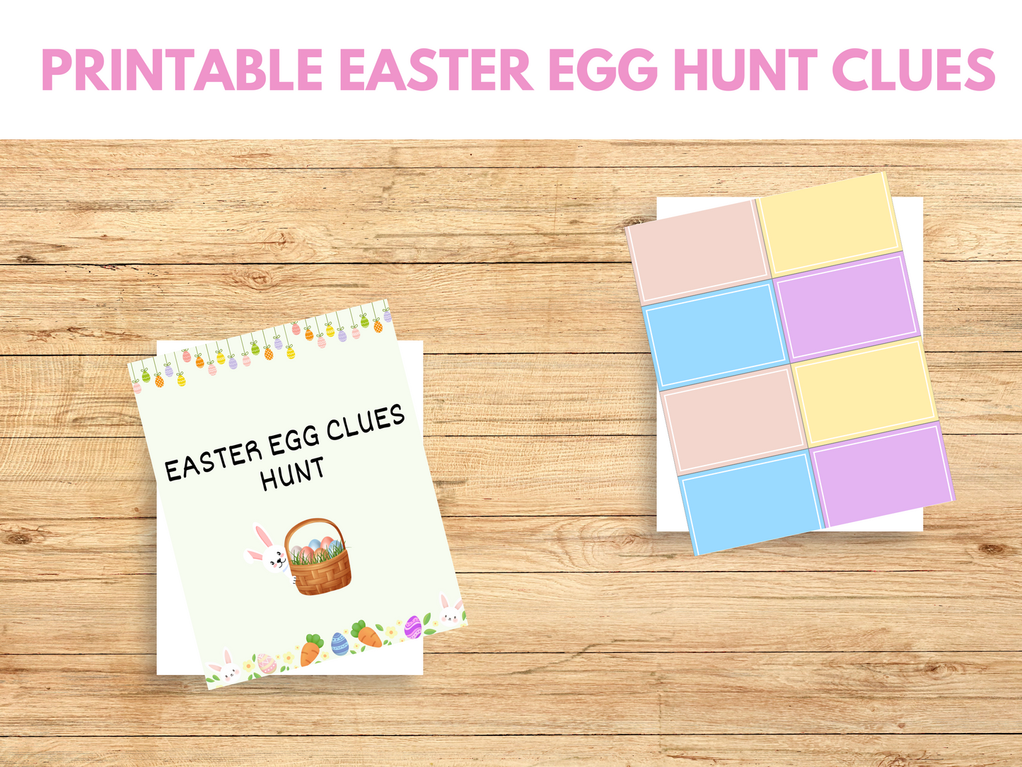 Printable Easter Egg Hunt Clues