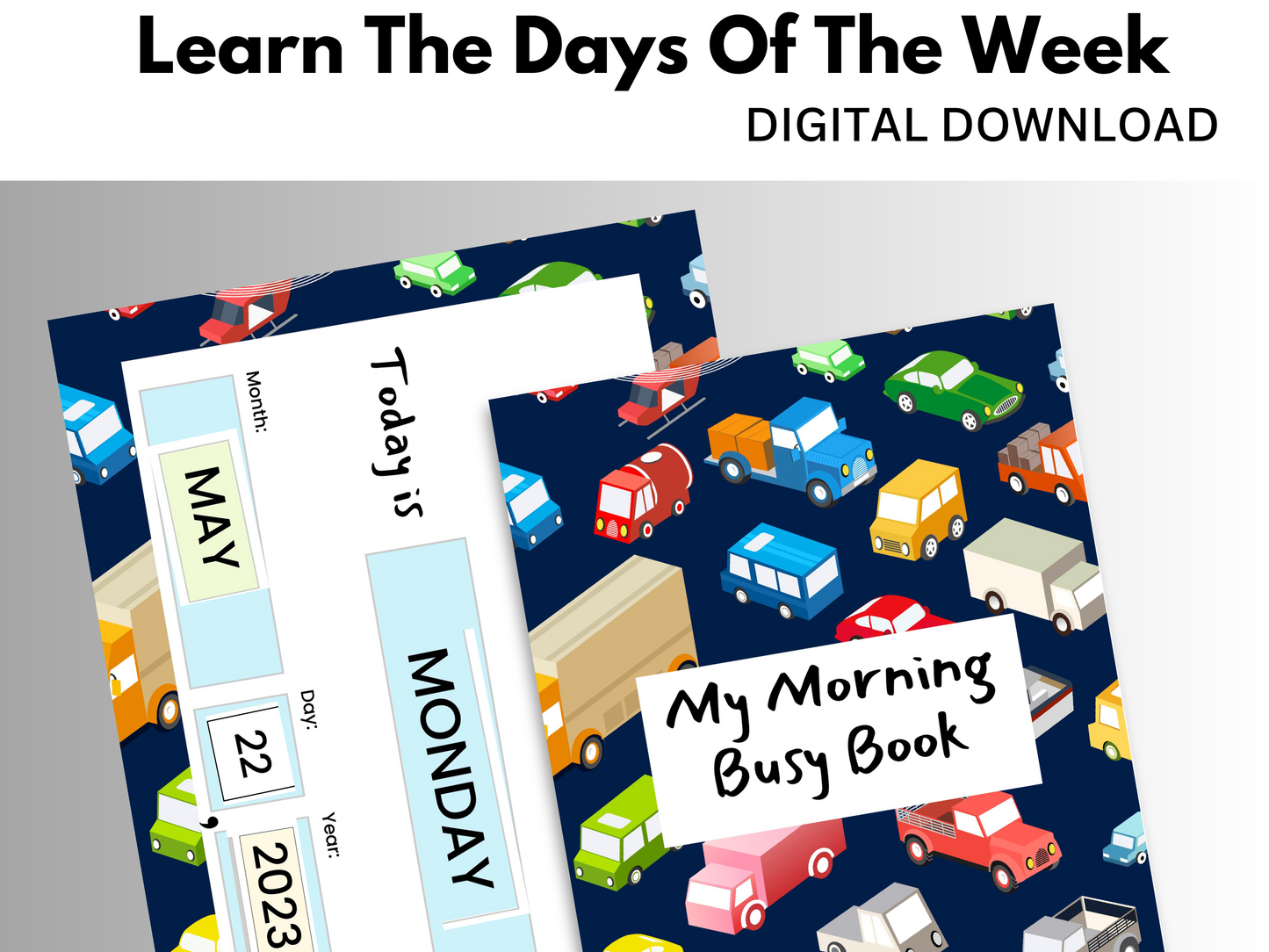 My Morning Busy Book Printable