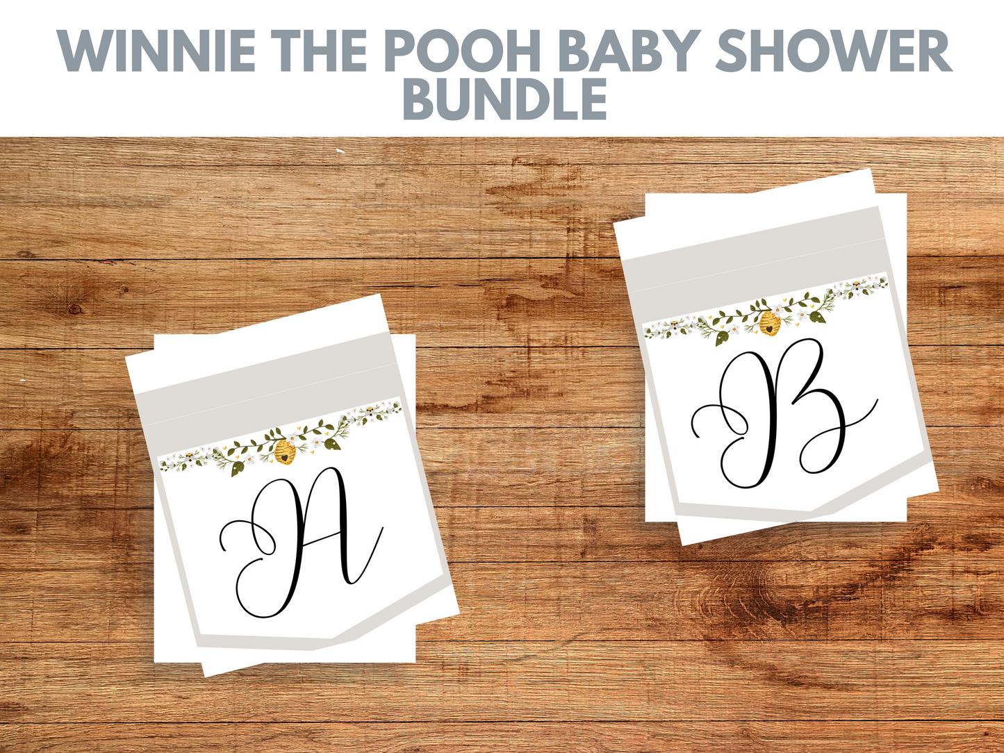 Winnie The Pooh Baby Shower Printables