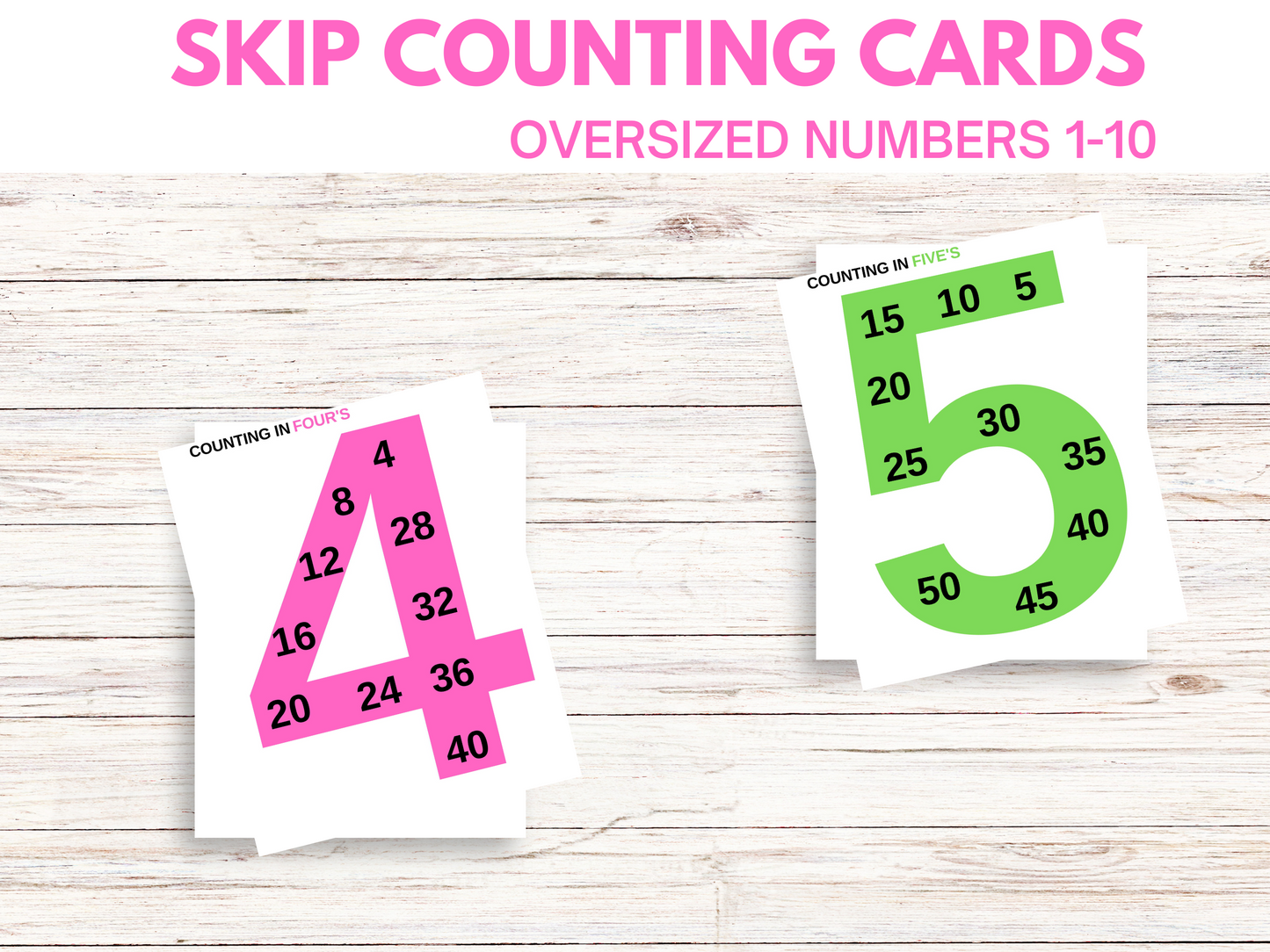Skip Counting Printables