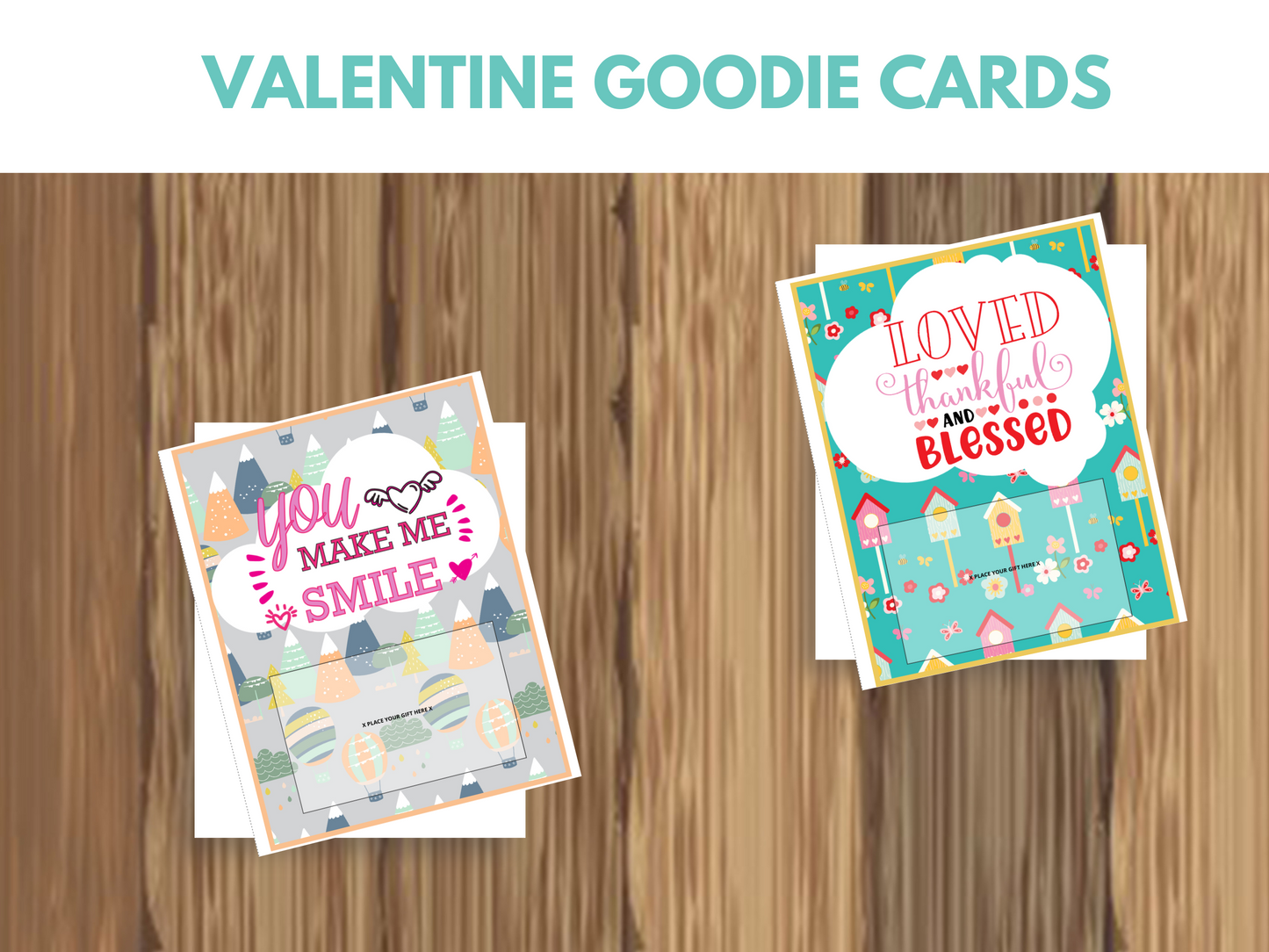 Valentine's Printable Gift Card Holder