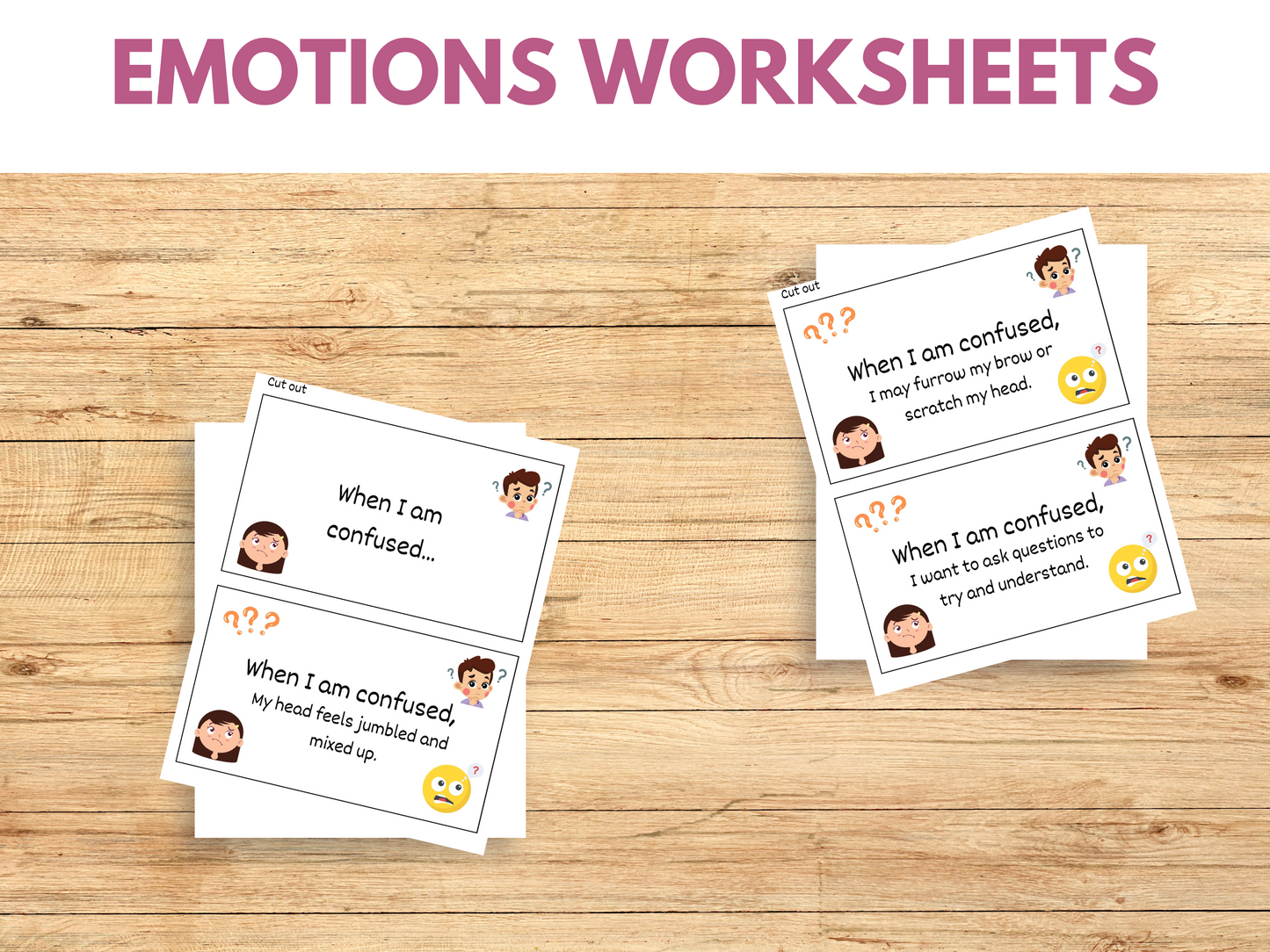 Printable Emotions Worksheets