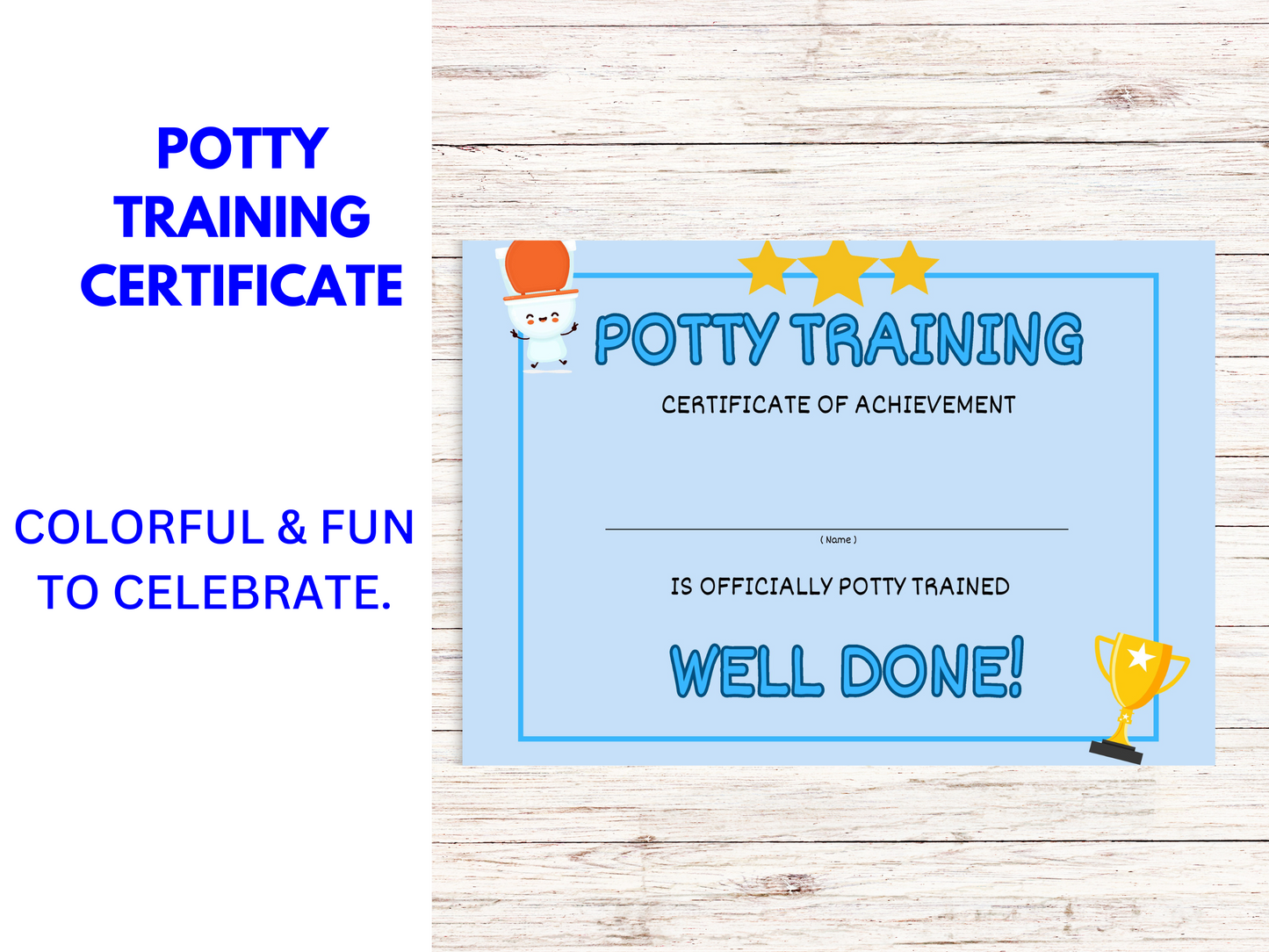 Printable Potty Training Chart