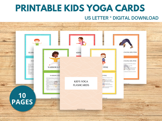 Printable Kid's Yoga Cards