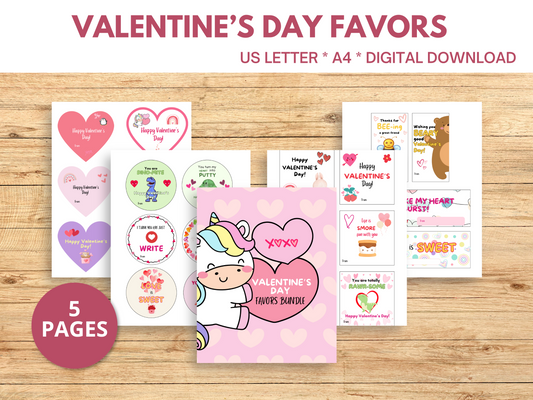Printable Valentine's For Kids
