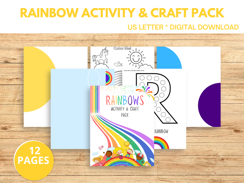 Preschool Rainbow Activity – Print It Mo
