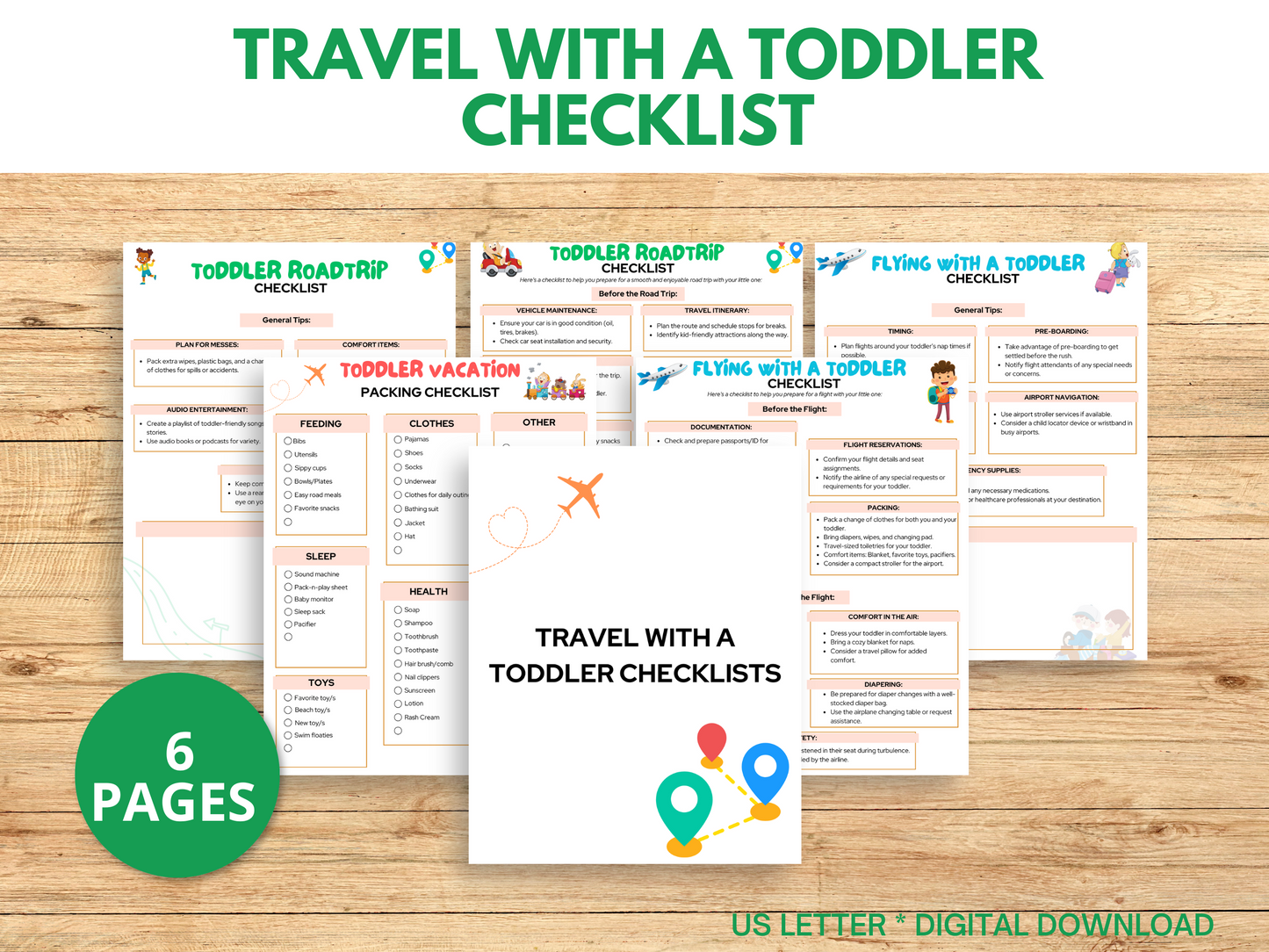 Travel With A Toddler Checklist