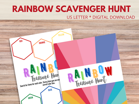 Rainbow Scavenger Hunt