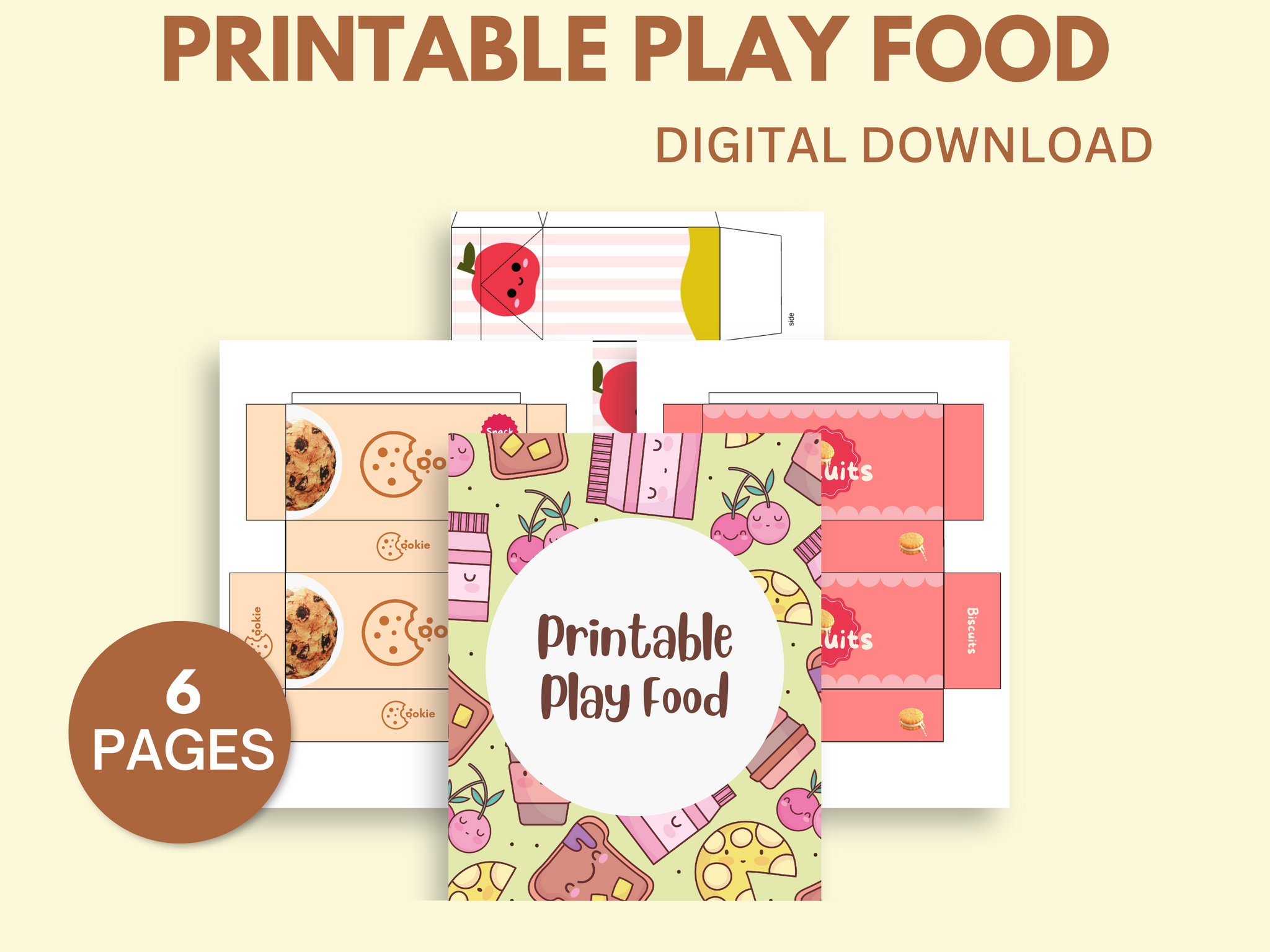 Pretend Play Grocery Store Printables – Print It Mo