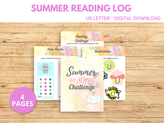 Summer Reading Challenge Printables For KIds
