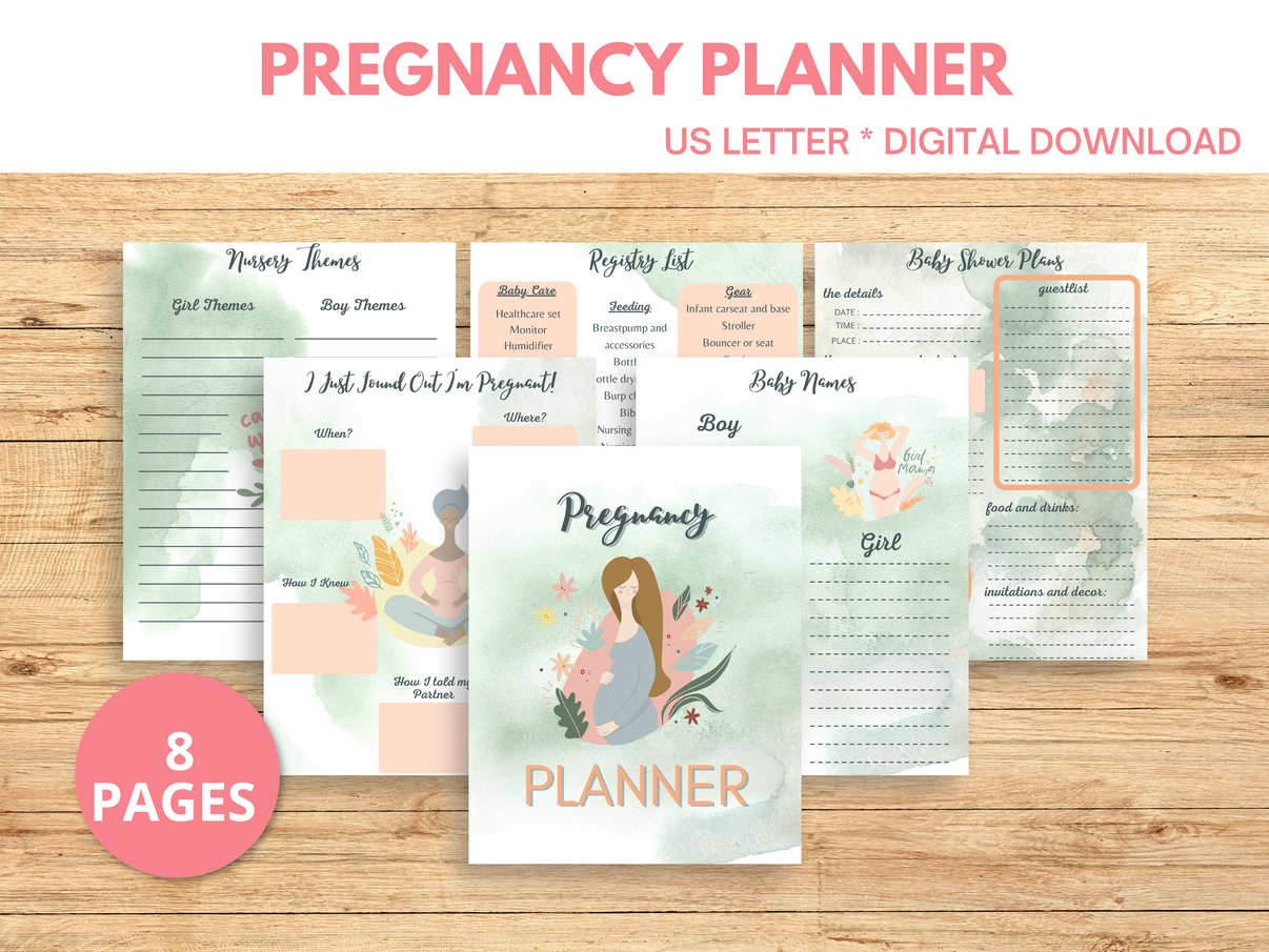Printable Pregnancy Planner Print It Mo
