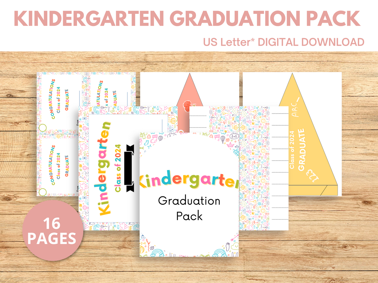 Kindergarten Graduation Certificate Pack