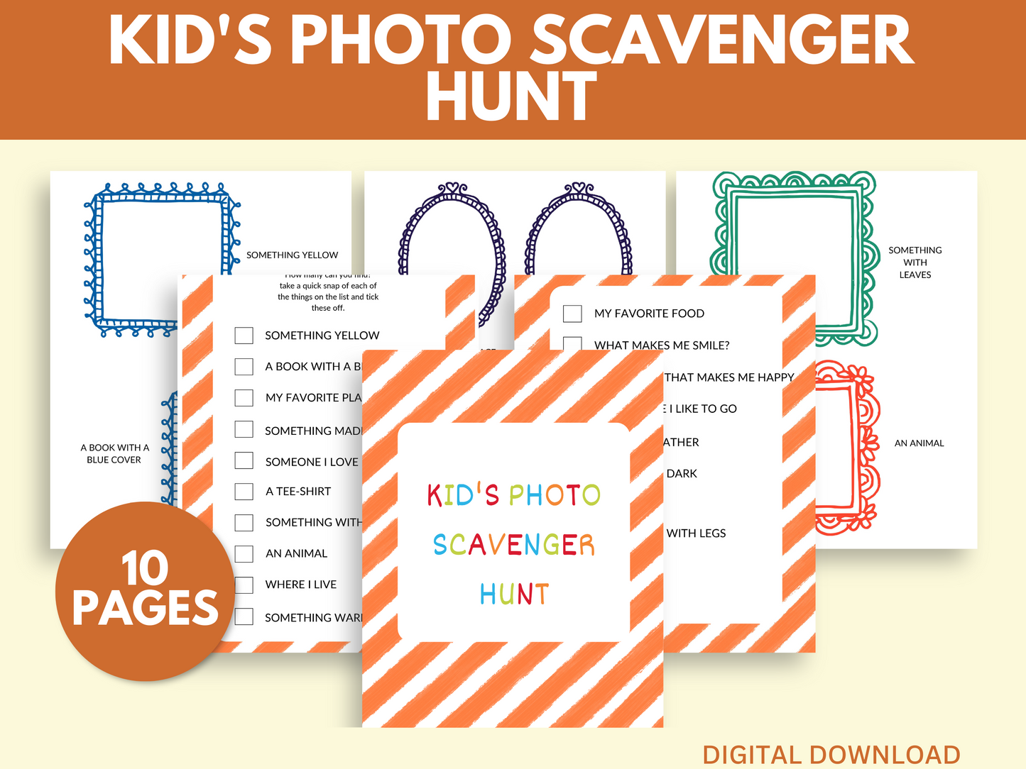 Kid's Photo Scavenger Hunt