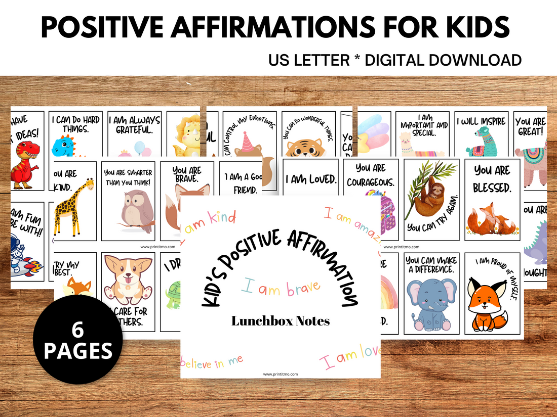 Positive Affirmation Cards Printable – Print It Mo