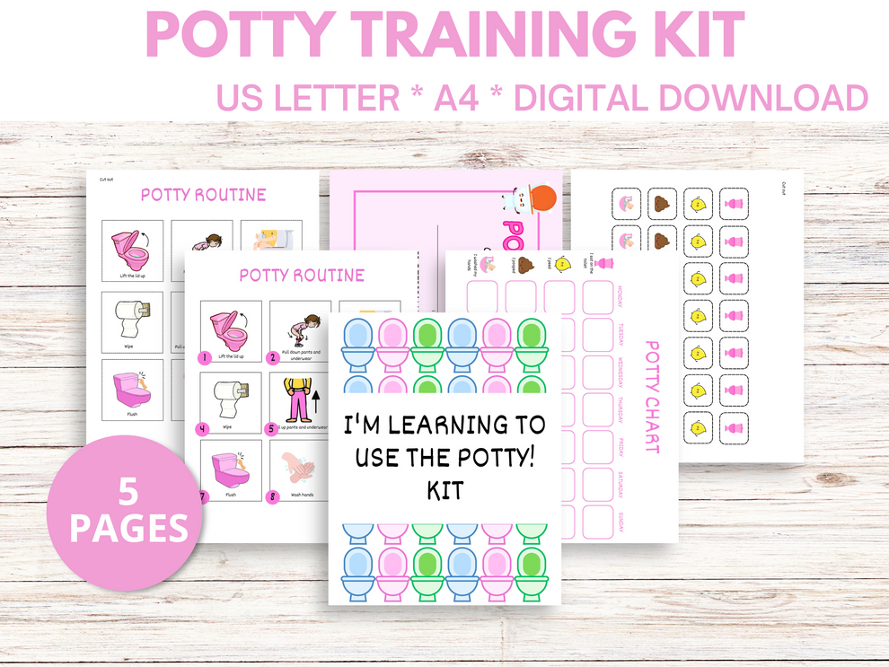 Potty Training Chart Printable PDF – Print It Mo