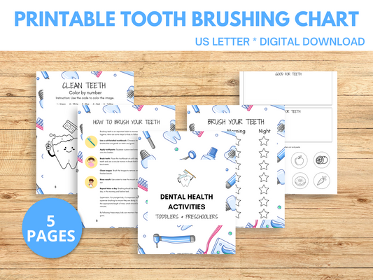 Tooth Brushing Reward Chart