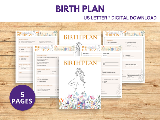 Printable Birth Plan