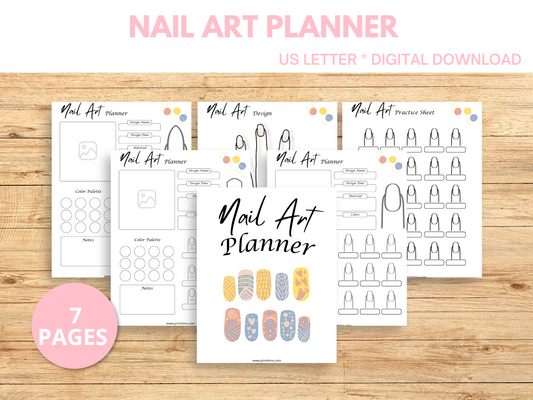 Nail Art Planner Printable