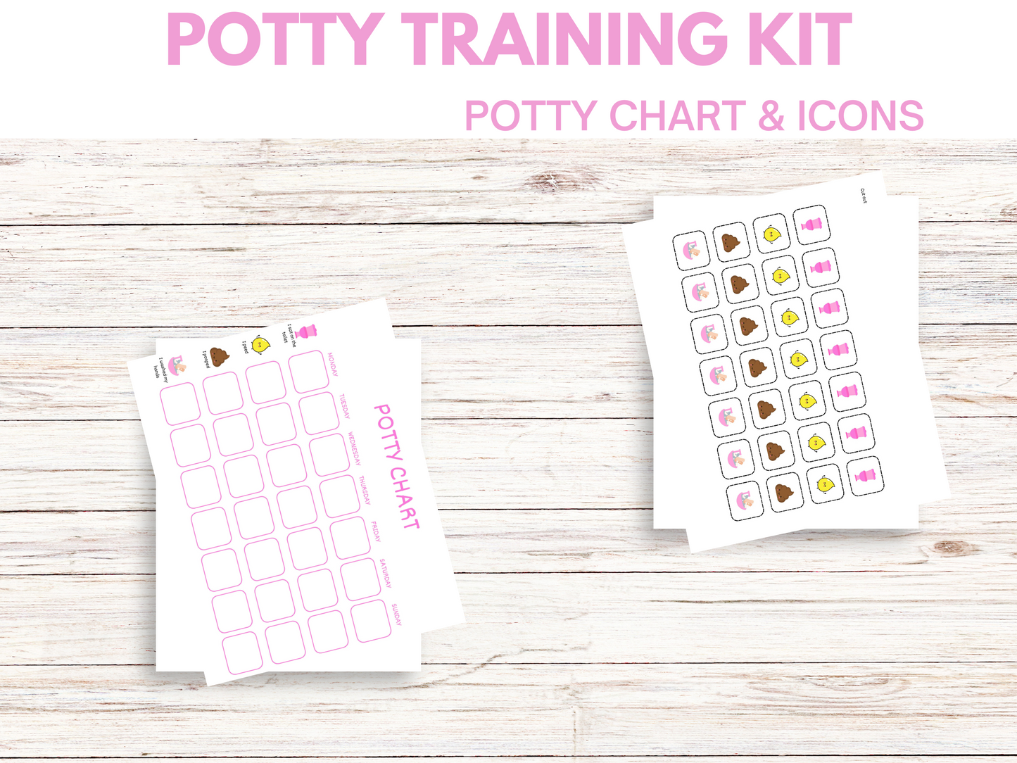 Potty Training Chart Printable PDF