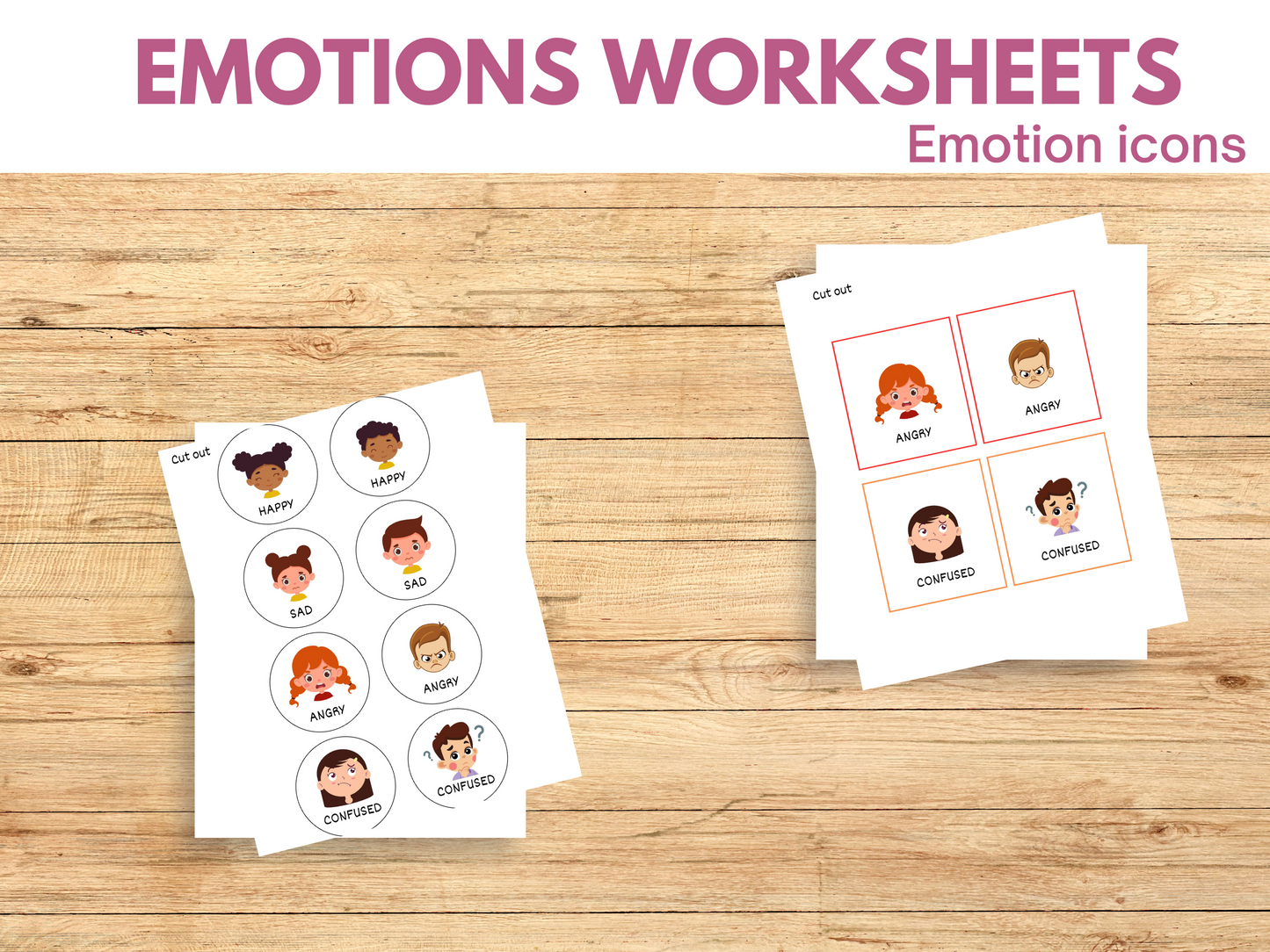 Printable Emotions Worksheets