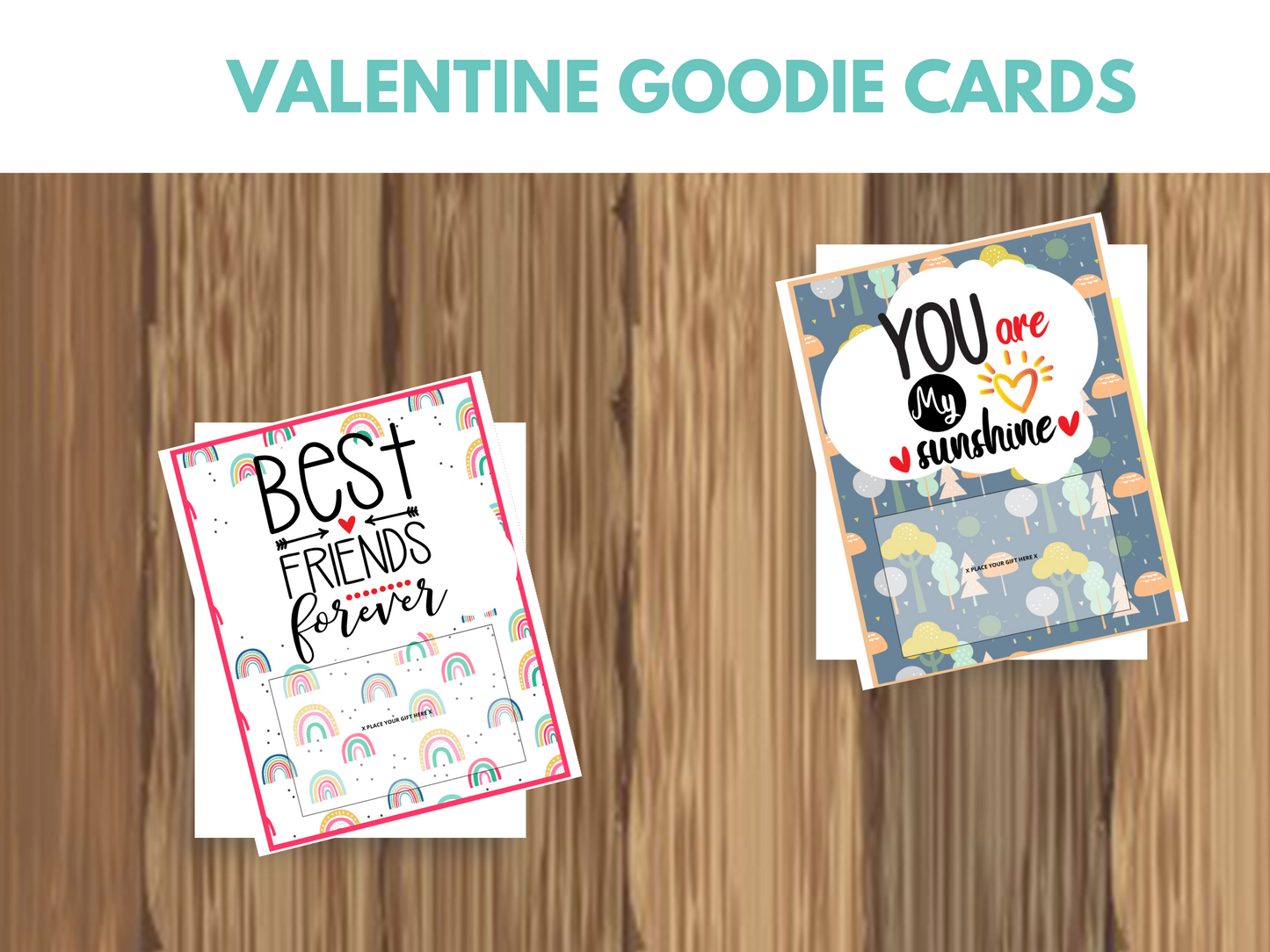 Valentine's Printable Gift Card Holder