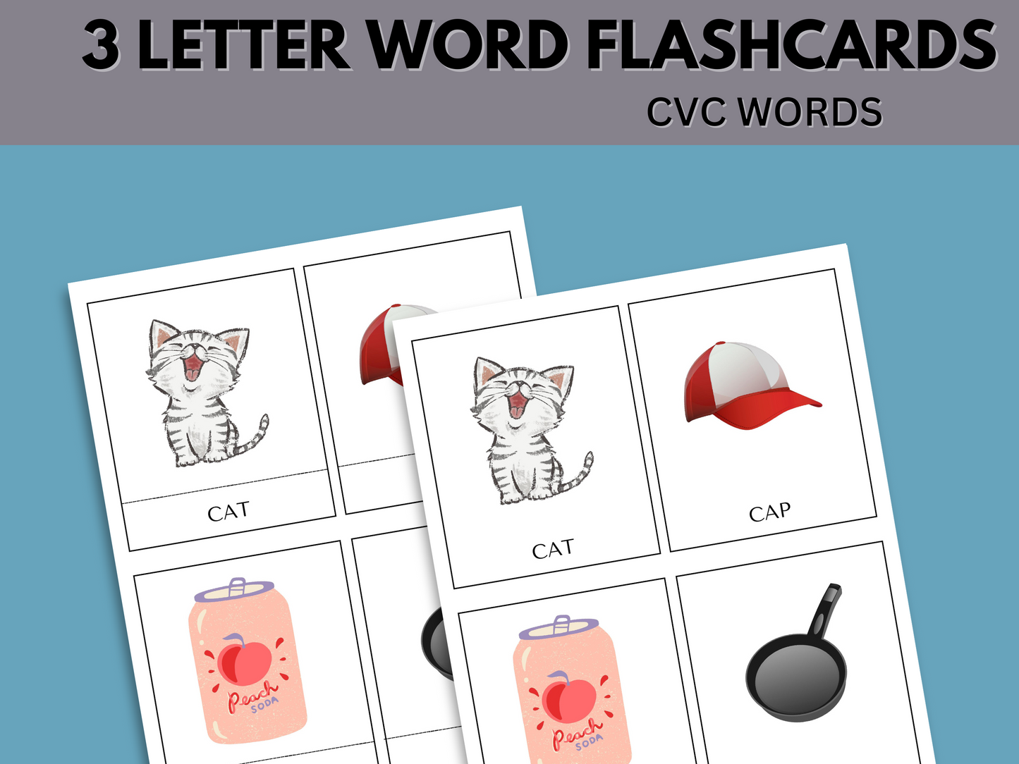 Printable CVC Flashcards