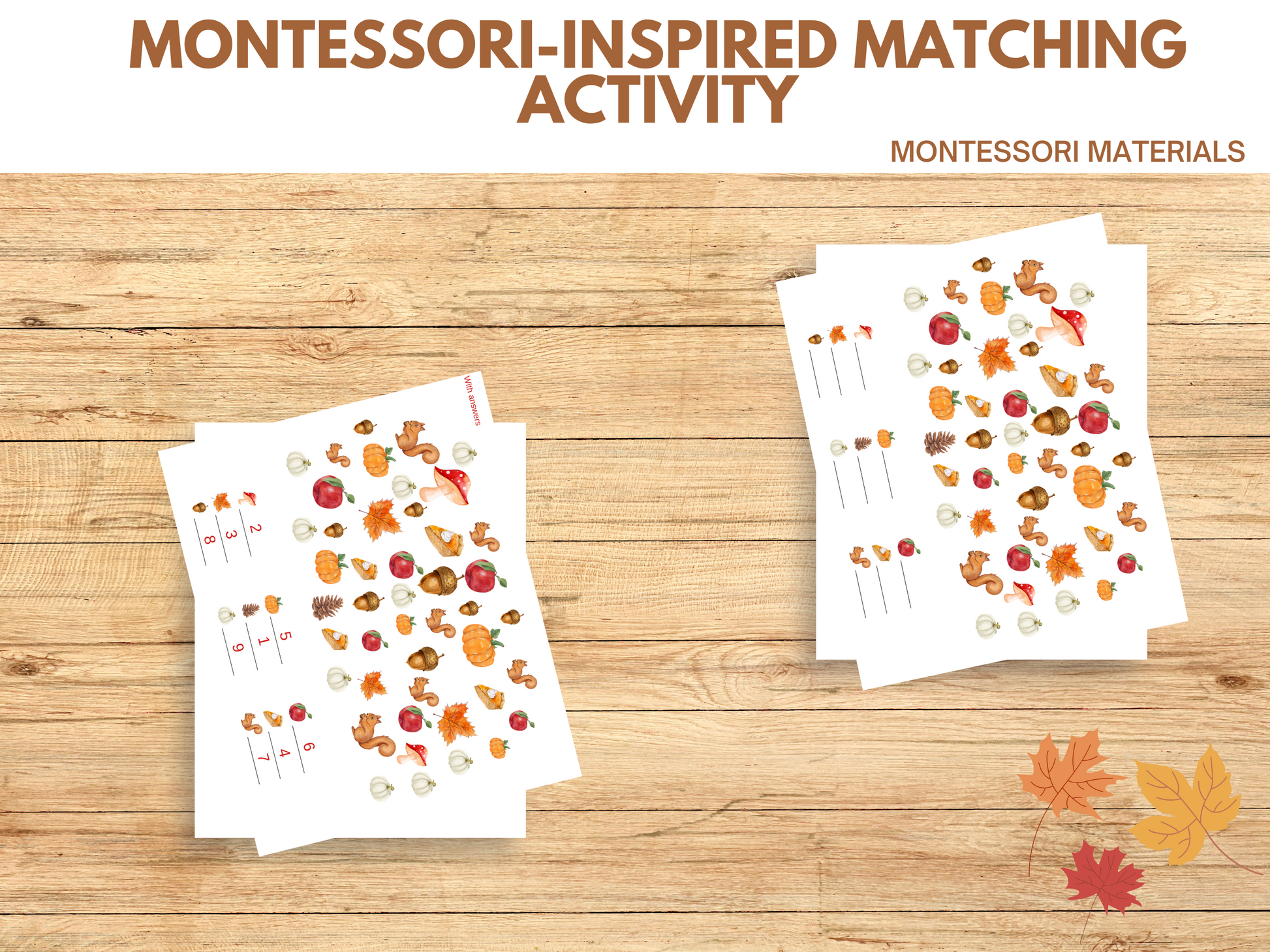 Fall-themed I spy game