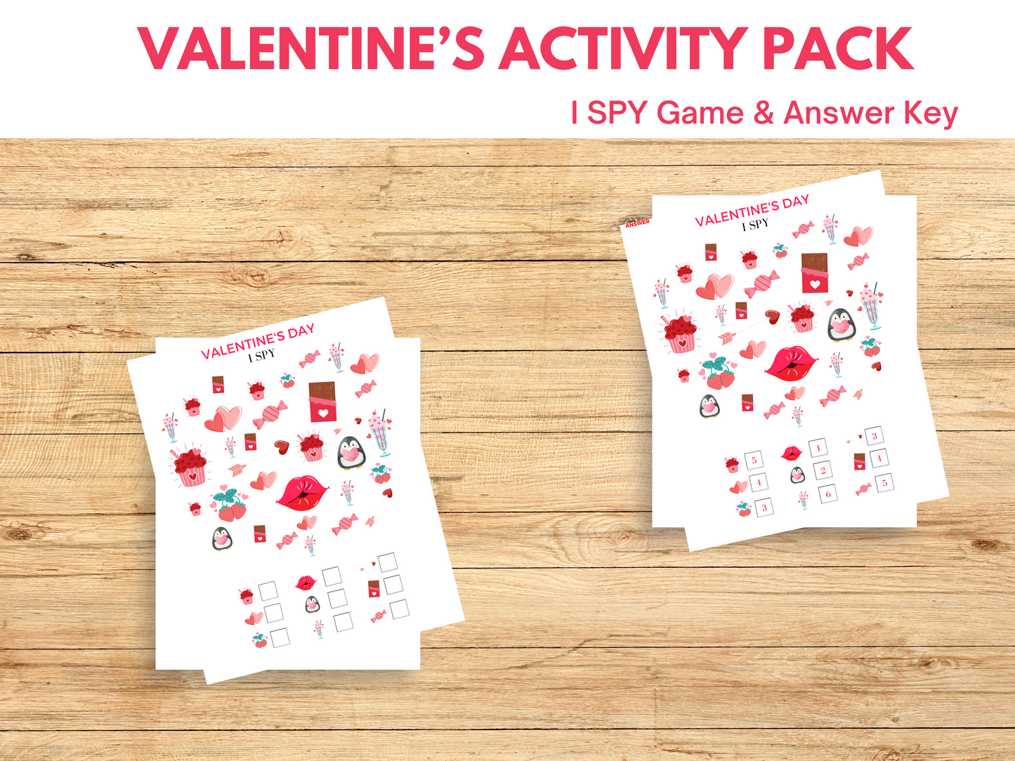 Printable Valentine's Activities