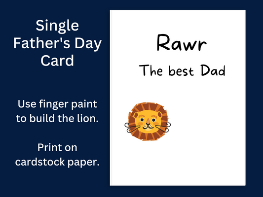 Dad Printable Card
