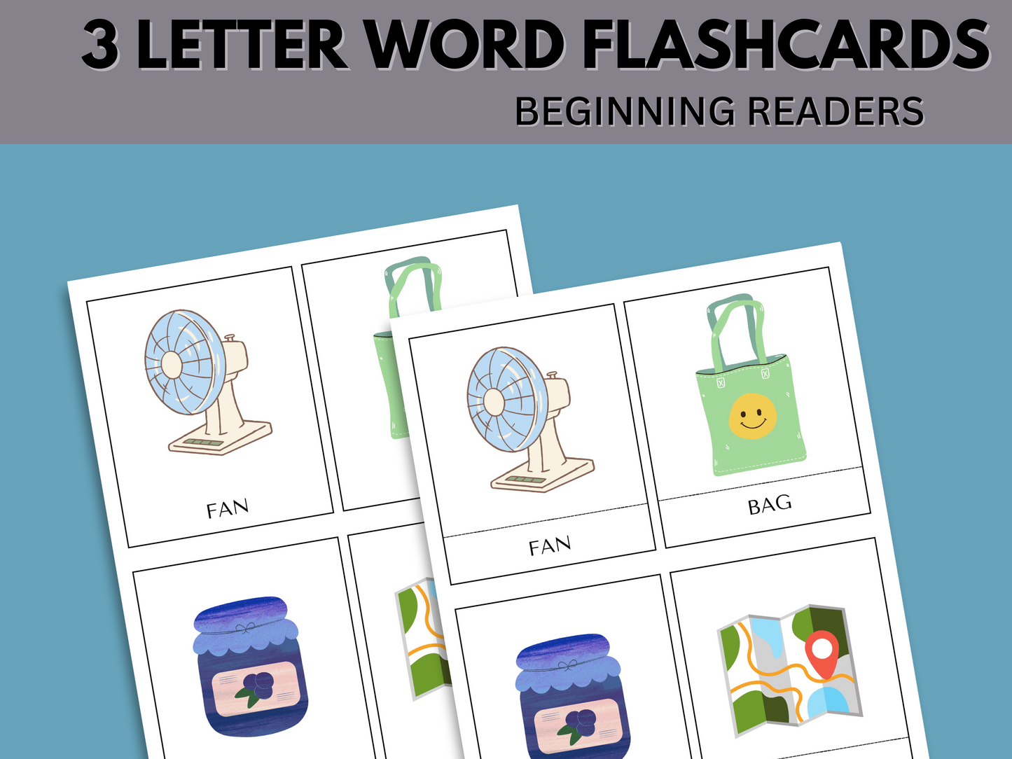 Printable CVC Flashcards