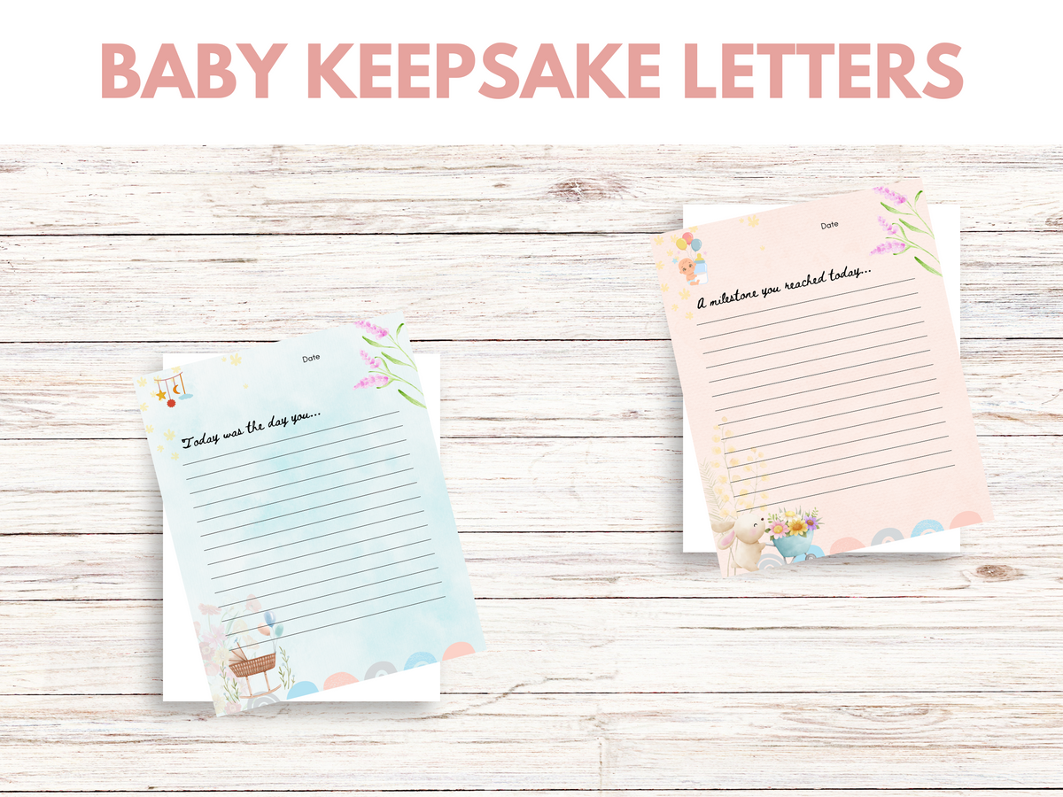 Printable Baby Keepsake Box Letters – Print It Mo
